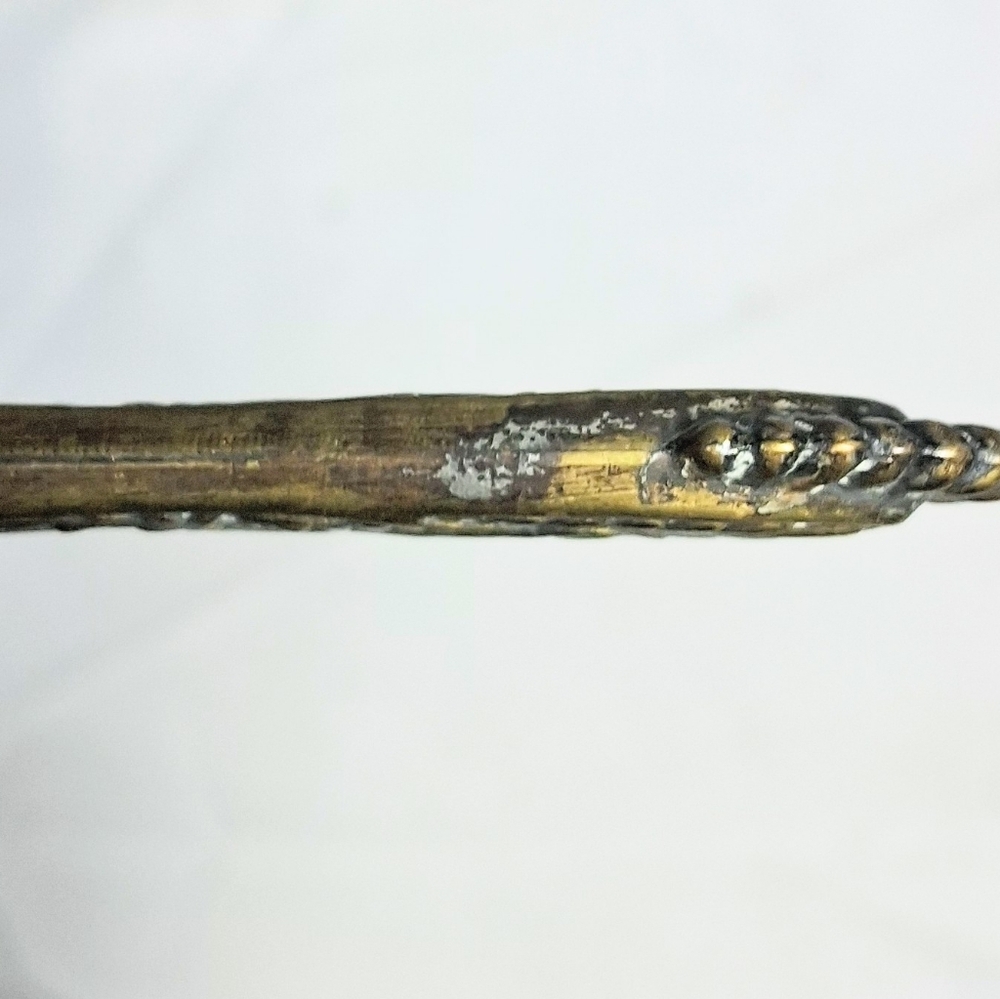 Antique Napoleonic Ornate Design Boars Hair Combo Toothbrush/Buttonhook - Picture 13 of 13